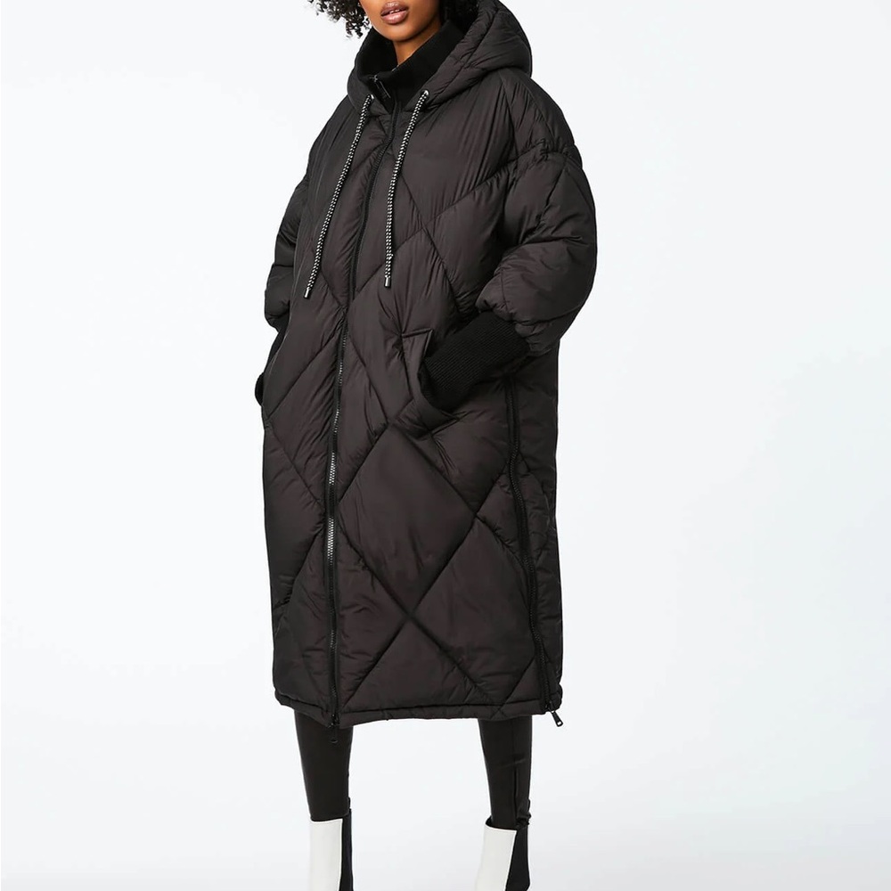 Small Bernardo Sleeping Bag Puffer Long Coat